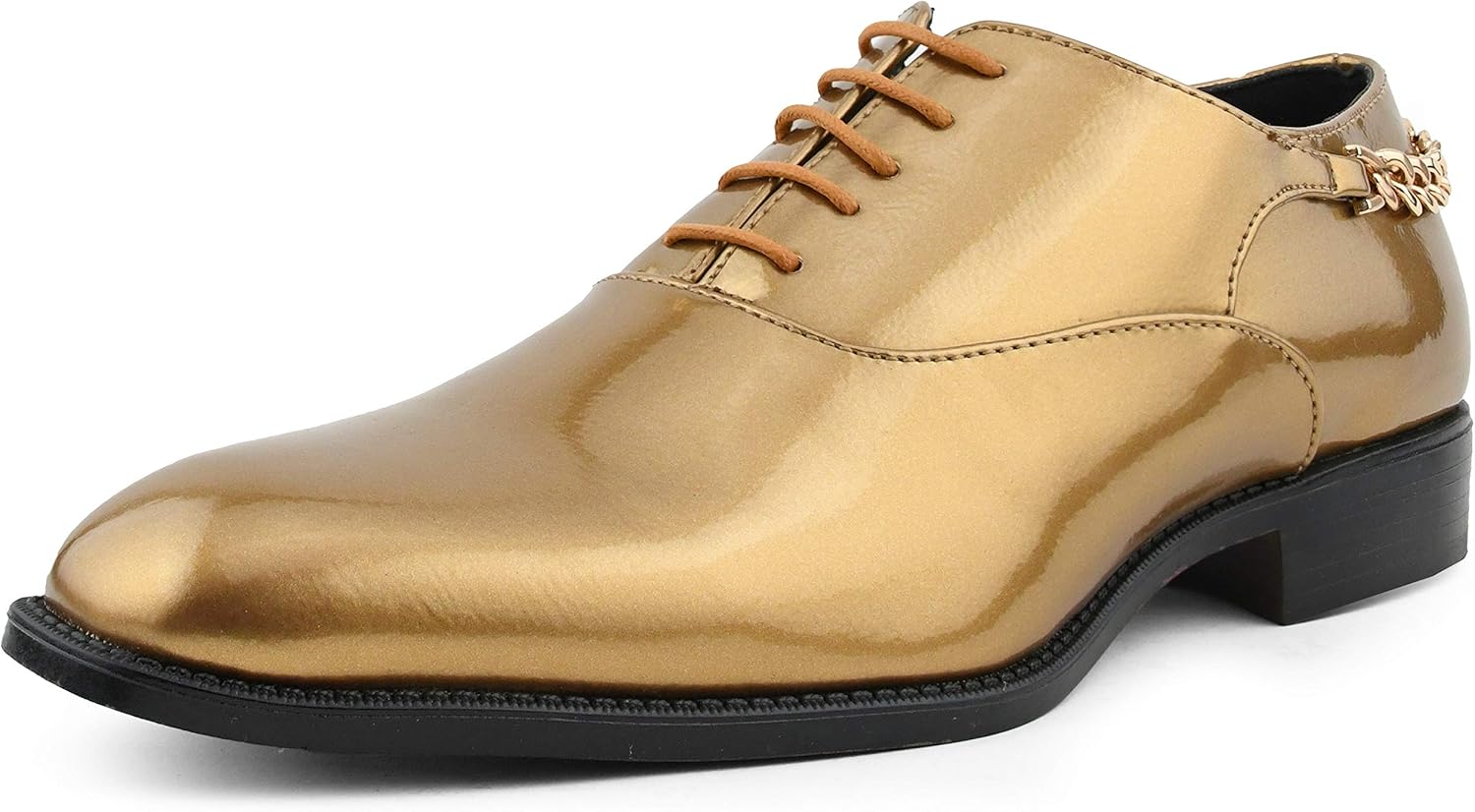 Мужские оксфорды Bolano - модель Chainz с кубинским каблуком и шнуровкой, золотой
Мужские оксфорды Bolano - модель Chainz с кубинским каблуком и шнуровкой, золотой