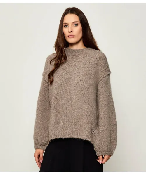 Свитер из шерсти Сагарро Oversize fit Hugo, бежевый
Свитер из шерсти Сагарро Oversize fit Hugo, бежевый