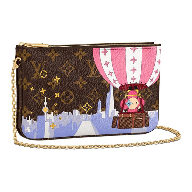 Двойная сумочка-покетт Monogram Vivienne с розовой подкладкой Шанхай LOUIS VUITTON
Двойная сумочка-покетт Monogram Vivienne с розовой подкладкой Шанхай LOUIS VUITTON