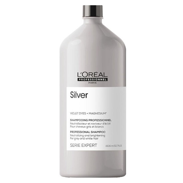 Лореаль, Серебро, Шампунь для седых и осветленных волос, 1500 мл L'Oréal Professionnel
Лореаль, Серебро, Шампунь для седых и осветленных волос, 1500 мл L'Oréal Professionnel