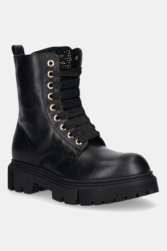 Детские кожаные рабочие ботинки Elisabetta Franchi, черный
Детские кожаные рабочие ботинки Elisabetta Franchi, черный