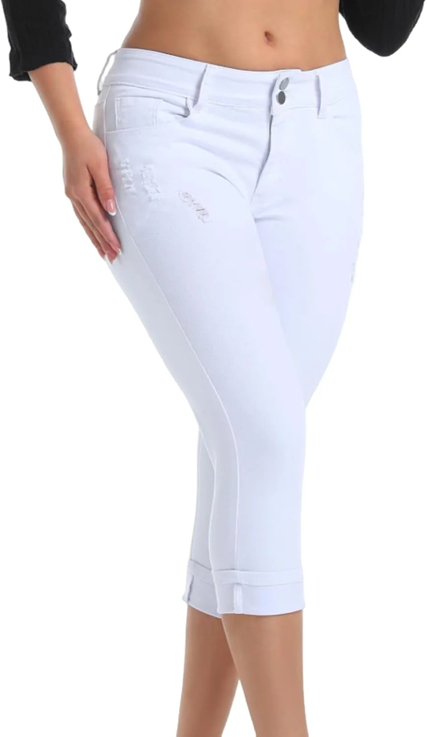 Женские джинсы капри скинни с высокой талией Myzellia
Женские джинсы капри скинни с высокой талией Myzellia