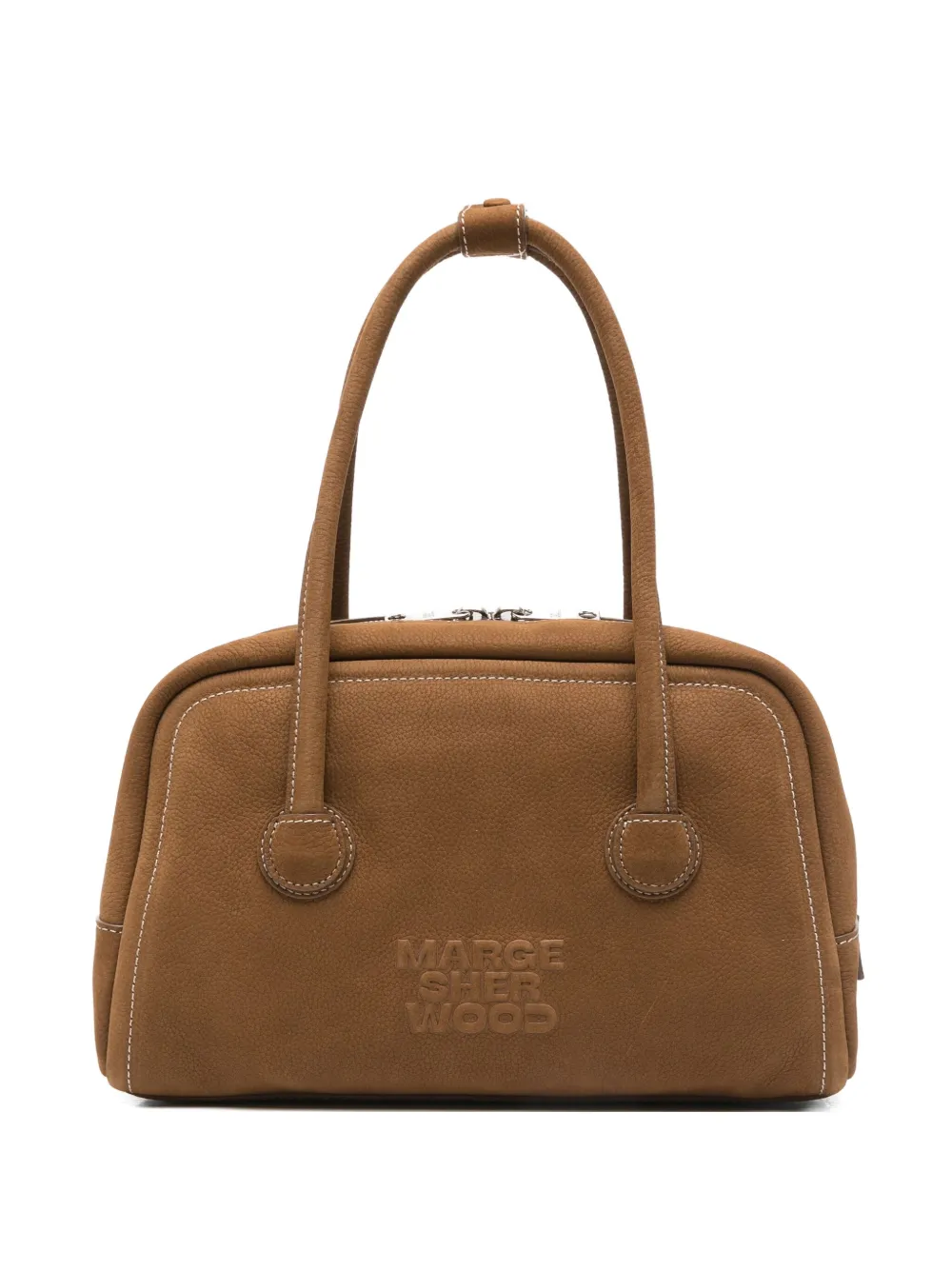 Сумка-шоппер из телячьей кожи с тисненым логотипом Marge Sherwood, коричневый
Сумка-шоппер из телячьей кожи с тисненым логотипом Marge Sherwood, коричневый