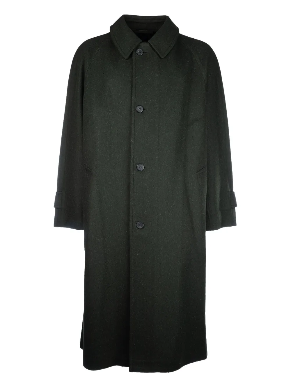 Пальто с рукавами реглан и застежкой на пуговицы Prada, зеленый
Пальто с рукавами реглан и застежкой на пуговицы Prada, зеленый