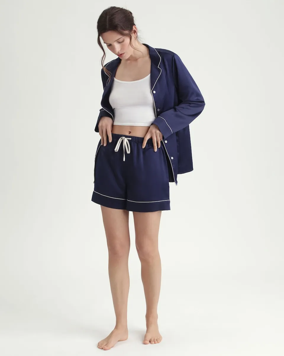 Женские короткие однотонные пижамные штаны Dim, синий
Женские короткие однотонные пижамные штаны Dim, синий