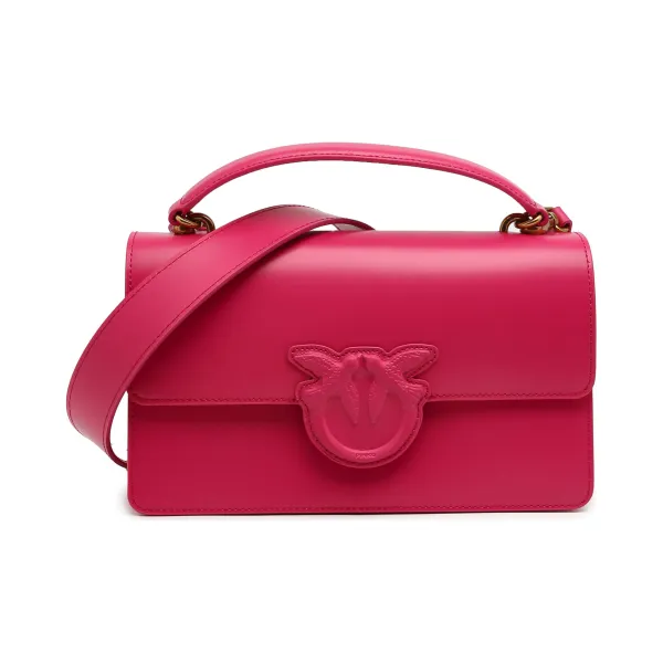 Люблю одну кожаную сумку-почтальонку Pinko, розовый
Люблю одну кожаную сумку-почтальонку Pinko, розовый
