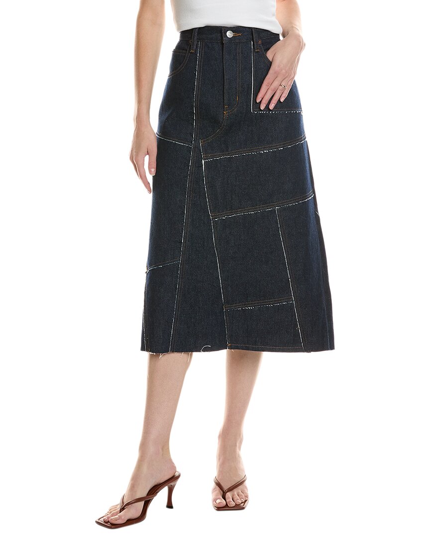 FRAME Denim Миди-юбка в технике пэчворк, синий
FRAME Denim Миди-юбка в технике пэчворк, синий