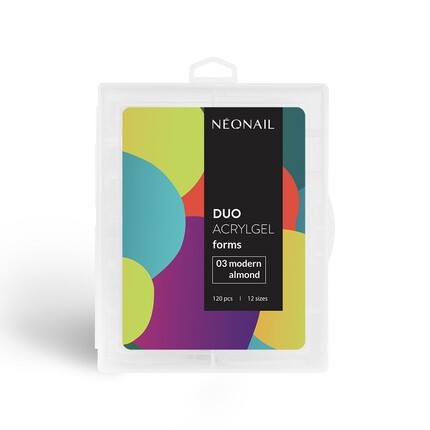 NEONAIL Duo Acrylic Gel Forms Dual Nail Forms Set 120 Tips Poly UV Gel False Nails Dual Nail Forms 12 Sizes for Nail Extensions Modern Almond 03 - Упаковка из 120 шт Néonail
NEONAIL Duo Acrylic Gel Forms Dual Nail Forms Set 120 Tips Poly UV Gel False Nails Dual Nail Forms 12 Sizes for Nail Extensions Modern Almond 03 - Упаковка из 120 шт Néonail