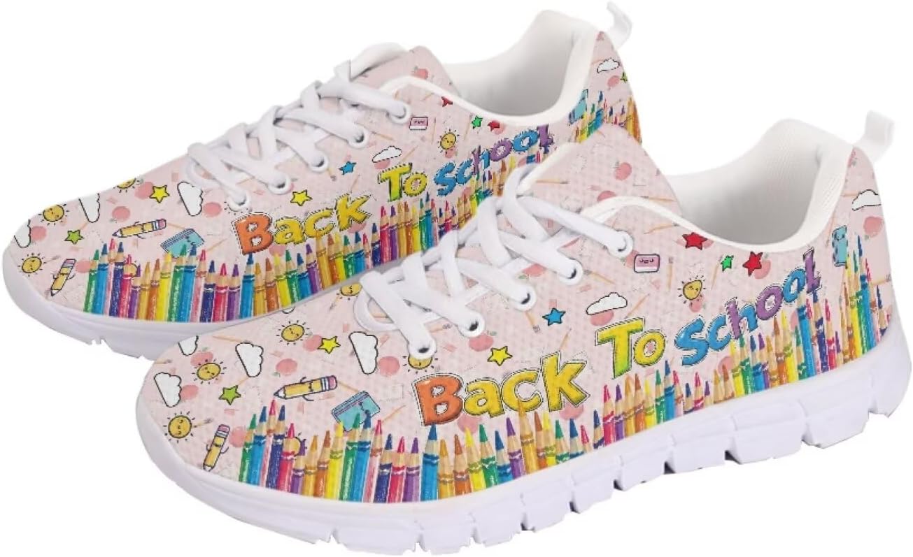 Женские клетчатые кроссовки для бега, легкие спортивные туфли с сеткой, повседневные ходовые и беговые кроссовки Getelinseng, Rainbow Crayons Print
Женские клетчатые кроссовки для бега, легкие спортивные туфли с сеткой, повседневные ходовые и беговые кроссовки Getelinseng, Rainbow Crayons Print