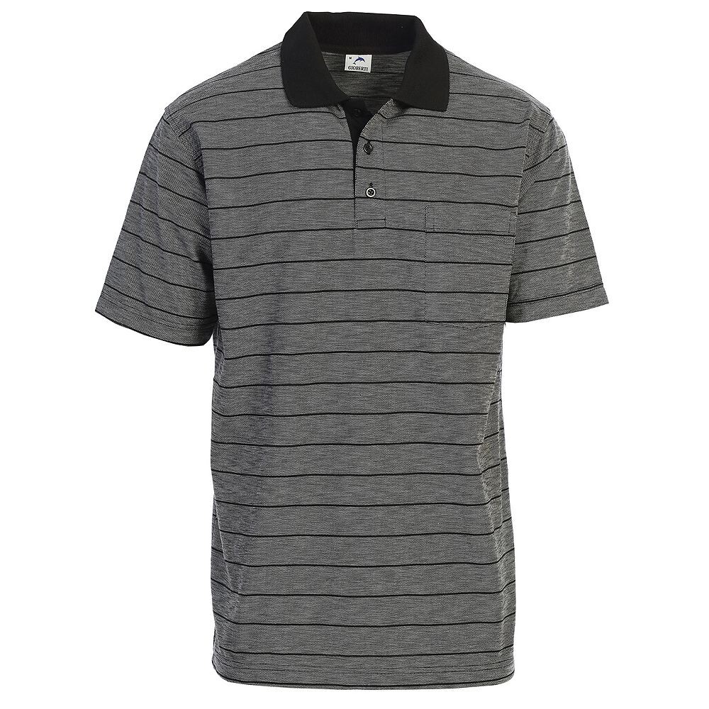 Gioberti Мужская рубашка поло стандартного кроя в полоску с короткими рукавами и карманом, черный
Gioberti Мужская рубашка поло стандартного кроя в полоску с короткими рукавами и карманом, черный