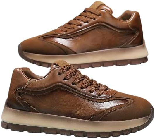 Кроссовки Chunky для мужчин с прочной толстой подошвой, на шнуровке, высокие, повседневные туфли для улицы и ежедневной носки Hhhchpm, коричневый
Кроссовки Chunky для мужчин с прочной толстой подошвой, на шнуровке, высокие, повседневные туфли для улицы и ежедневной носки Hhhchpm, коричневый