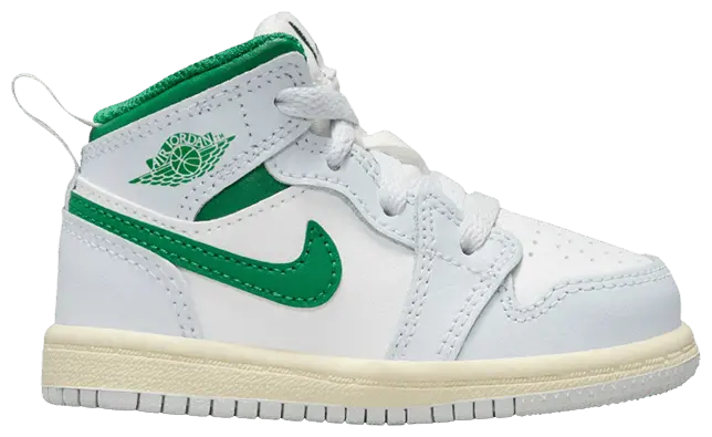 Кроссовки Air Jordan 1 Mid TD 'Summit White Pine Green', белый
Кроссовки Air Jordan 1 Mid TD 'Summit White Pine Green', белый