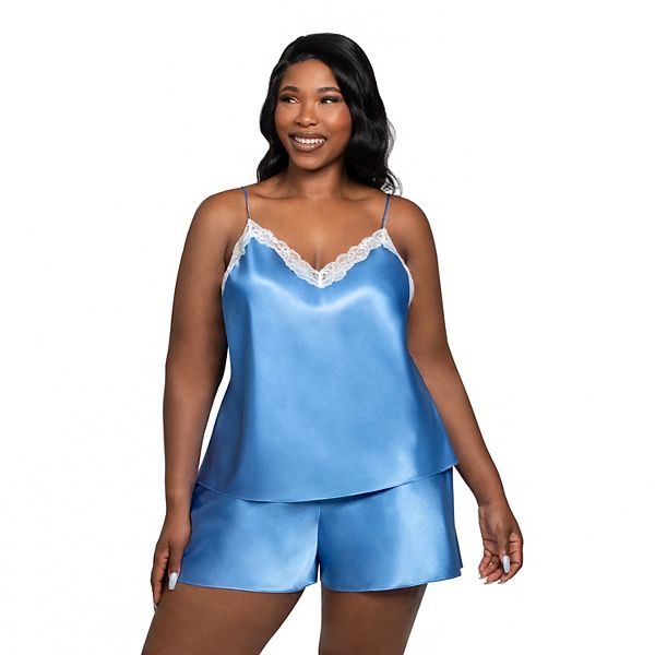 Пижамный комплект Plus size: топ и шорты Lilac+London, Periwinkle
Пижамный комплект Plus size: топ и шорты Lilac+London, Periwinkle