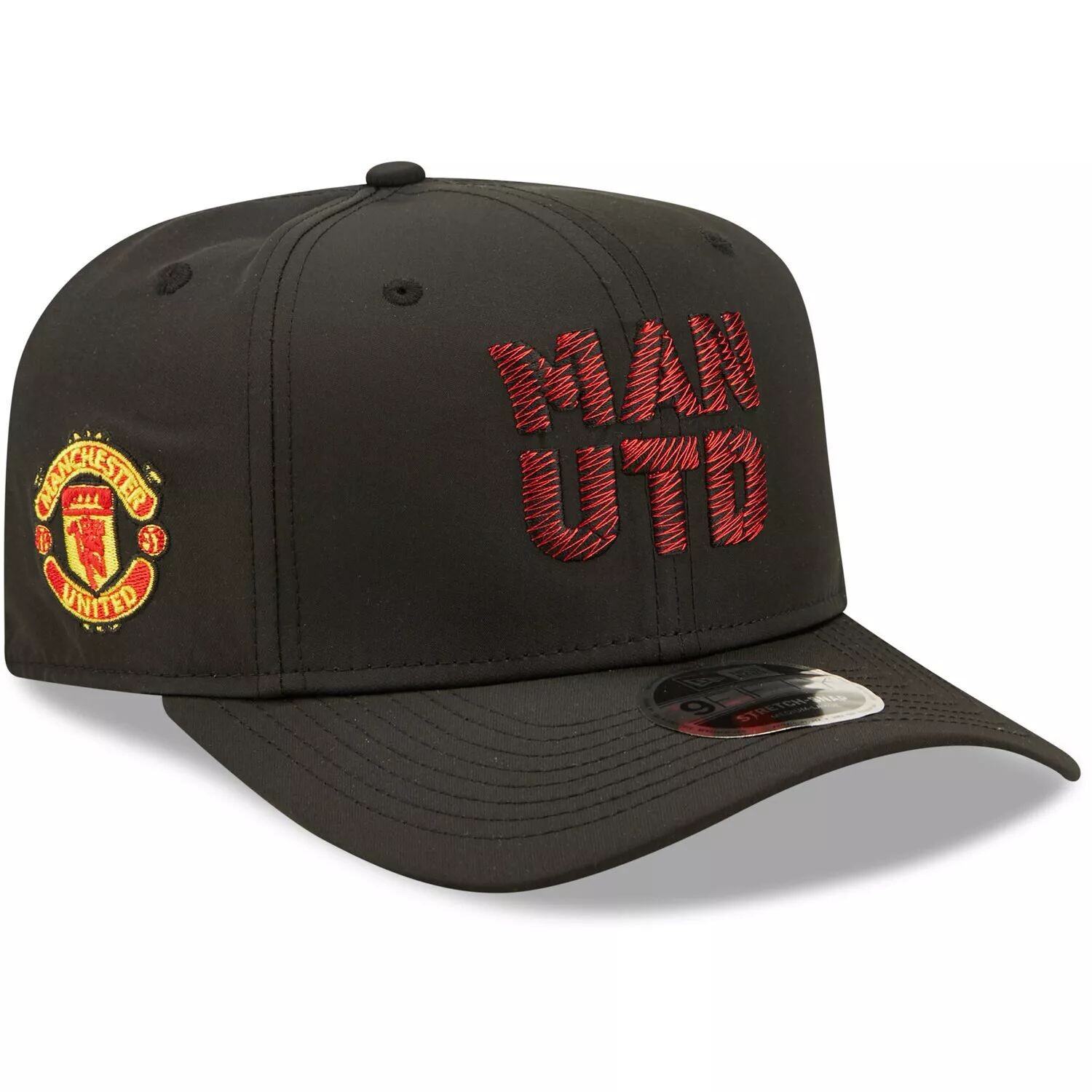 Мужская черная кепка New Era Manchester United с накладным рисунком 9FIFTY Snapback 
Мужская черная кепка New Era Manchester United с накладным рисунком 9FIFTY Snapback