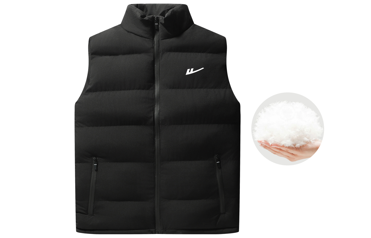 WARRIOR Жилет унисекс, Black-White Logo
WARRIOR Жилет унисекс, Black-White Logo