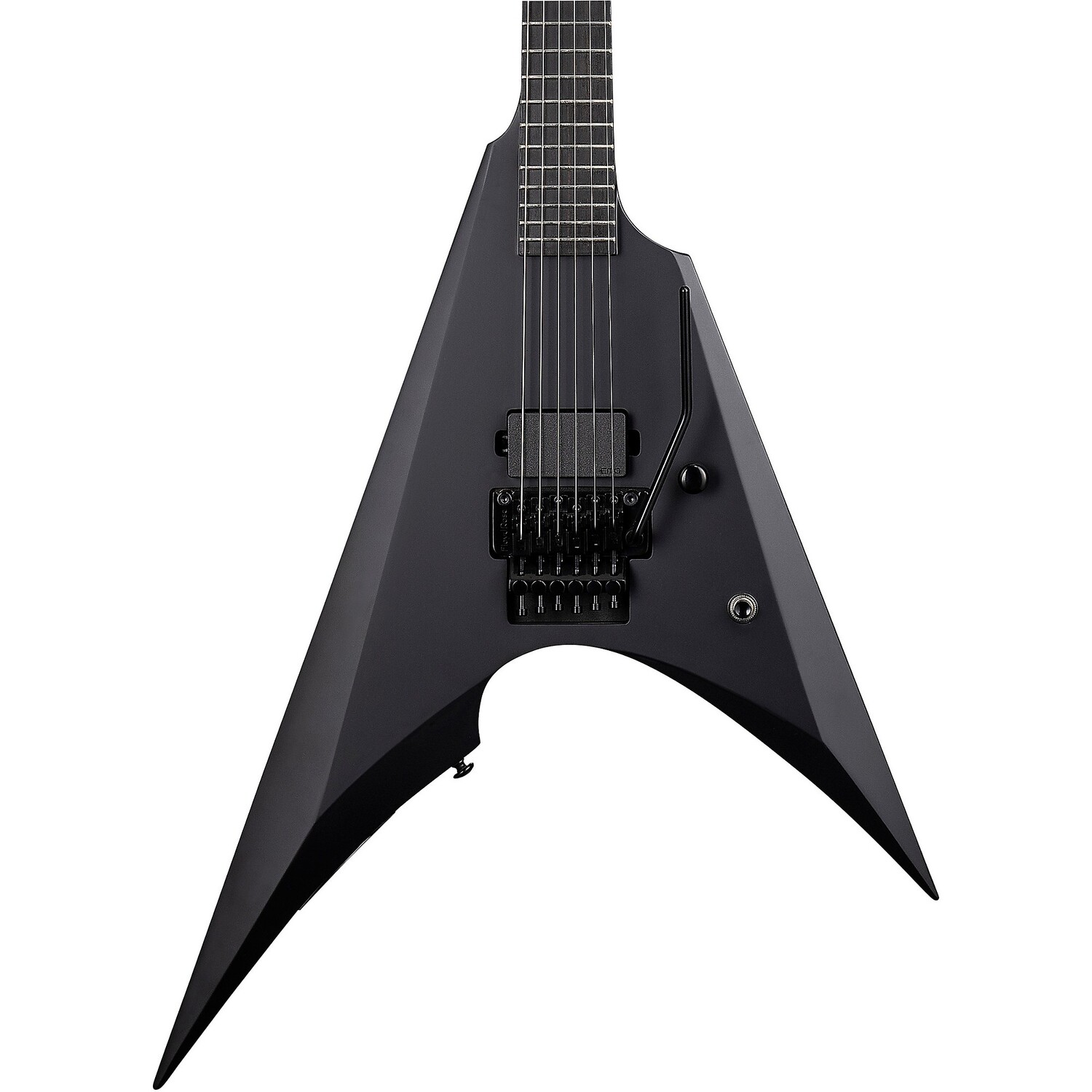 ESP LTD Arrow Черная металлическая электрогитара, черный сатин