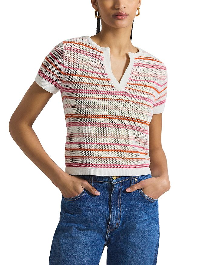 Эндрю Свитер в полоску с сетчатым узором Derek Lam 10 Crosby, розовый
Эндрю Свитер в полоску с сетчатым узором Derek Lam 10 Crosby, розовый