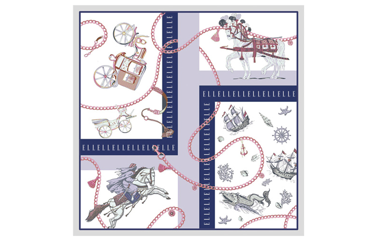 Шелковый шарф Women's ELLE, фиолетовый
Шелковый шарф Women's ELLE, фиолетовый