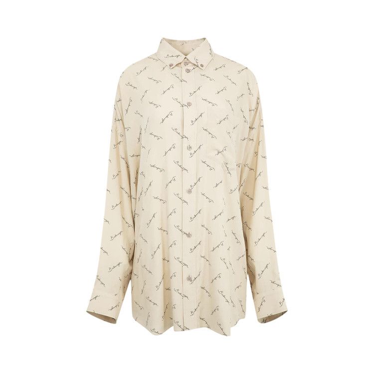 Рубашка Balenciaga Long-Sleeve Cocoon Shirt, Light Beige/Black
Рубашка Balenciaga Long-Sleeve Cocoon Shirt, Light Beige/Black