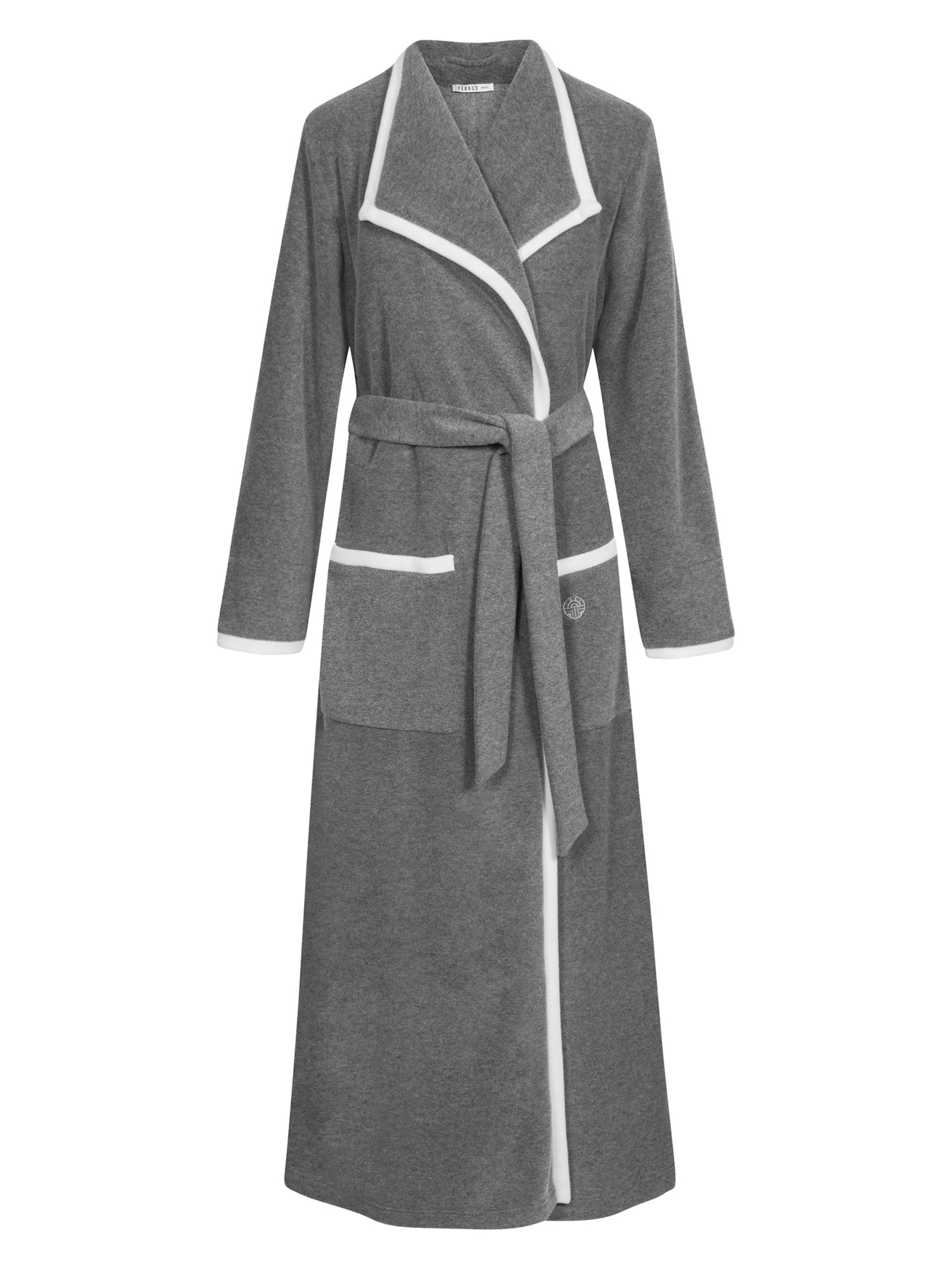 FÉRAUD PARIS Короткий халат 'High Class' в темно-сером и белом цветах
FÉRAUD PARIS Короткий халат 'High Class' в темно-сером и белом цветах