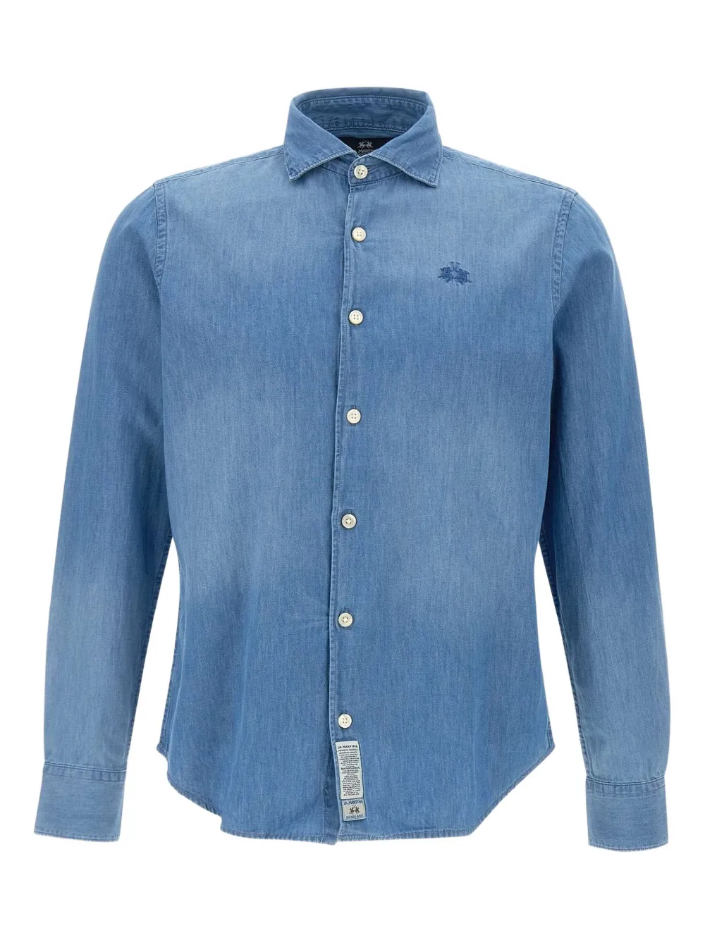 Джинсовая рубашка с вышитым логотипом La Martina, синий
Джинсовая рубашка с вышитым логотипом La Martina, синий