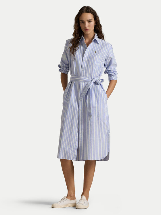 Платье-Рубашка стандартный крой 211959901001 Polo Ralph Lauren, голубой
Платье-Рубашка стандартный крой 211959901001 Polo Ralph Lauren, голубой