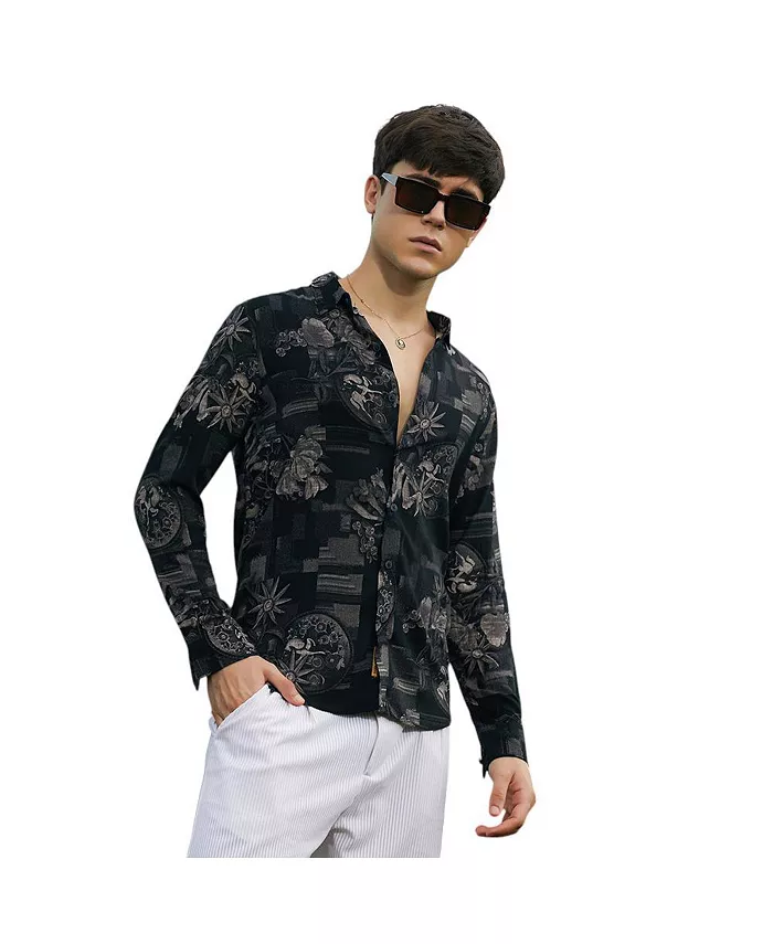 Мужская рубашка Midnight Black с принтом Bloom-Imprint Campus Sutra, черный
Мужская рубашка Midnight Black с принтом Bloom-Imprint Campus Sutra, черный