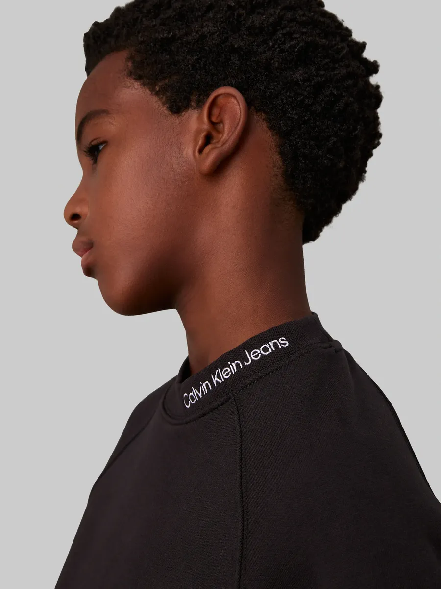 Толстовка Calvin Klein Jeans "Neck Emb. Crewneck", для детей до 16 лет, с надписью-логотипом, черный
Толстовка Calvin Klein Jeans "Neck Emb. Crewneck", для детей до 16 лет, с надписью-логотипом, черный