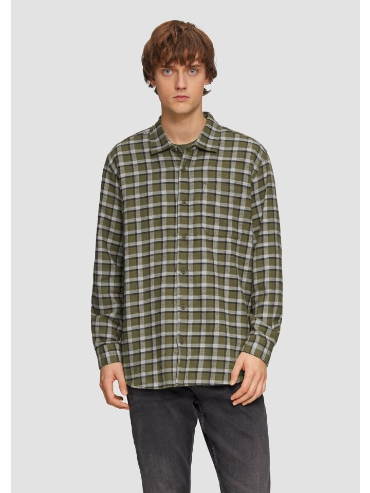 Рубашка QS Hemd langarm, оливковый
Рубашка QS Hemd langarm, оливковый