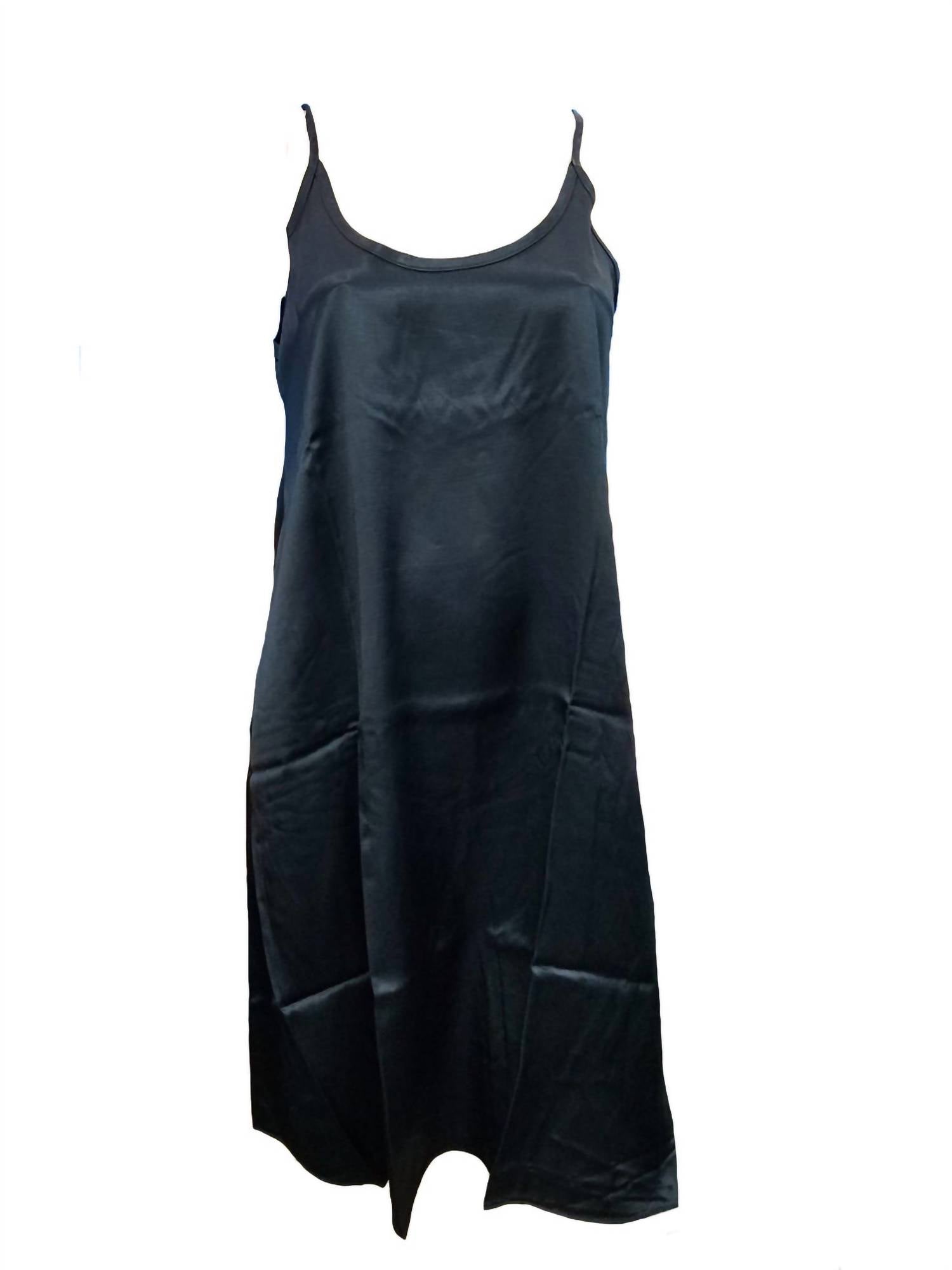 Платье длиной до колен из рубинового атласа с тонкими бретельками и сборкой на спине черного цвета PJ Harlow
Платье длиной до колен из рубинового атласа с тонкими бретельками и сборкой на спине черного цвета PJ Harlow