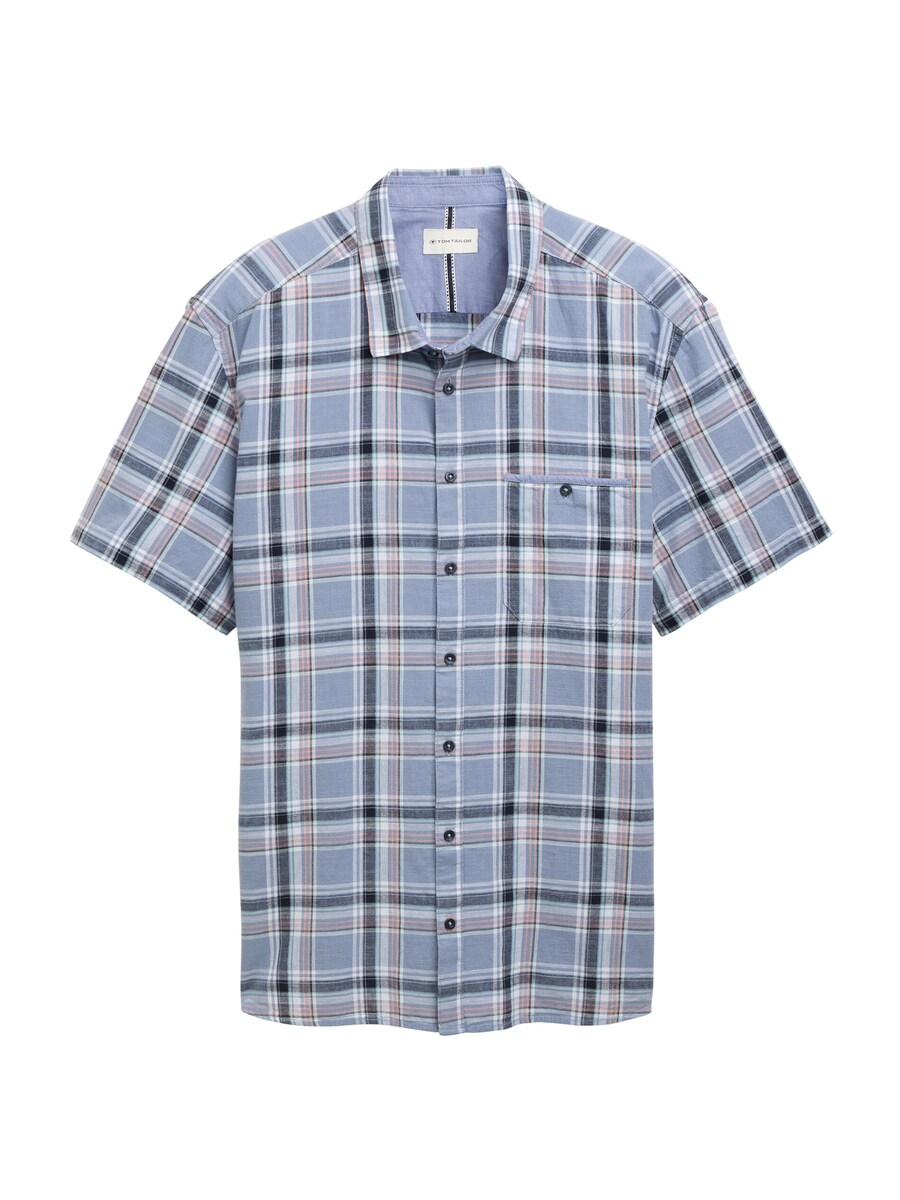 Рубашка на пуговицах Comfort fit TOM TAILOR Men +, цвет Navy/Sapphire
Рубашка на пуговицах Comfort fit TOM TAILOR Men +, цвет Navy/Sapphire