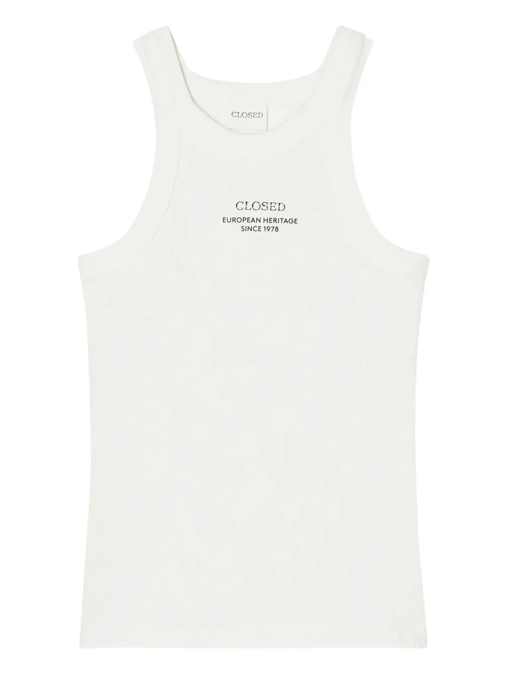 Топ с логотипом Closed, белый
Топ с логотипом Closed, белый