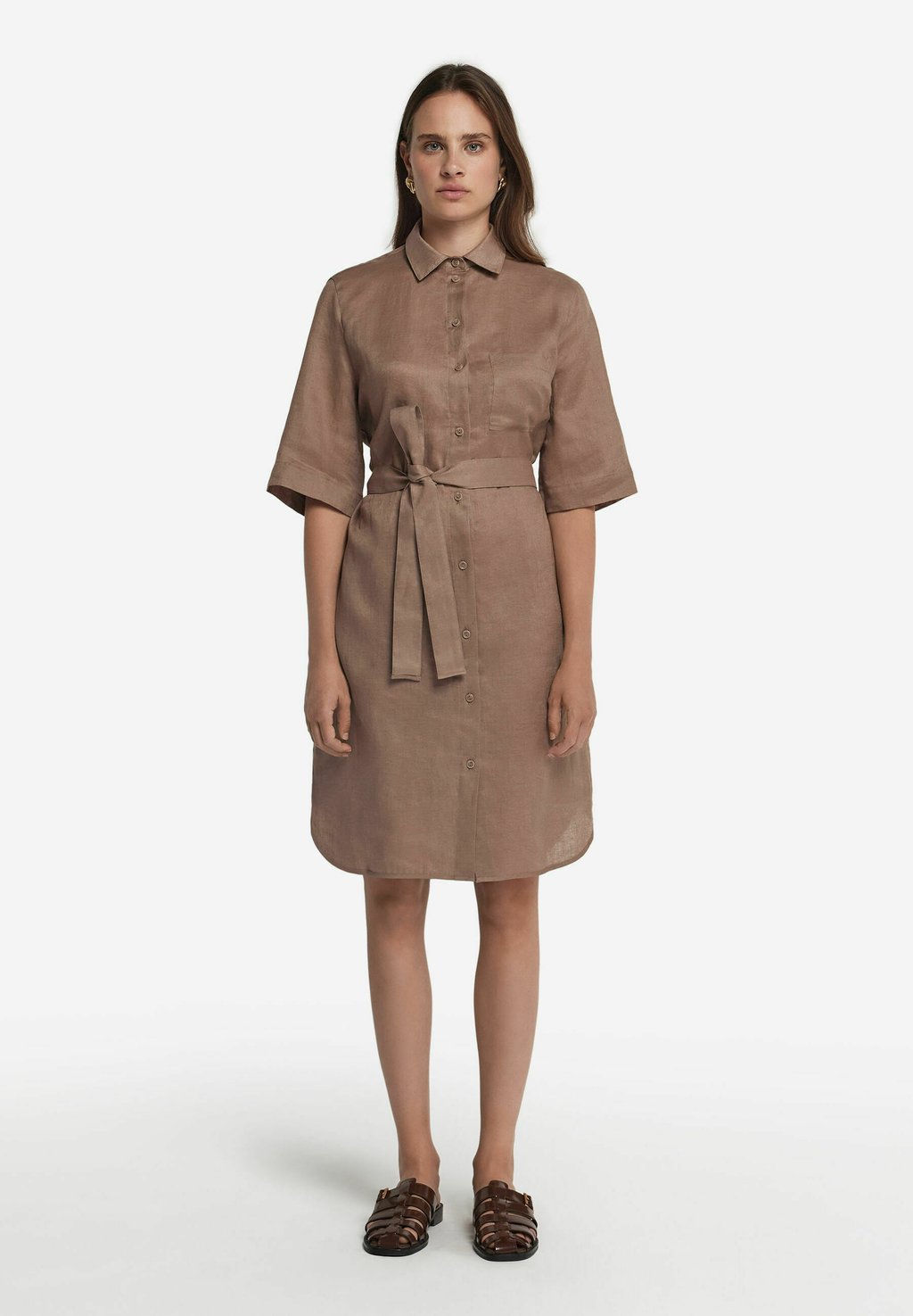 Платье-рубашка Falconeri, коричневый
Платье-рубашка Falconeri, коричневый