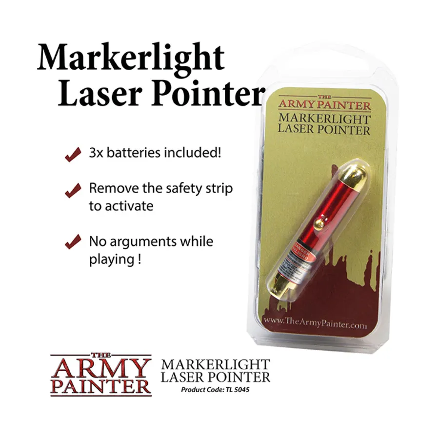 Маркерная лазерная указка (выпуск 2019 г.), Tools (The Army Painter)
Маркерная лазерная указка (выпуск 2019 г.), Tools (The Army Painter)