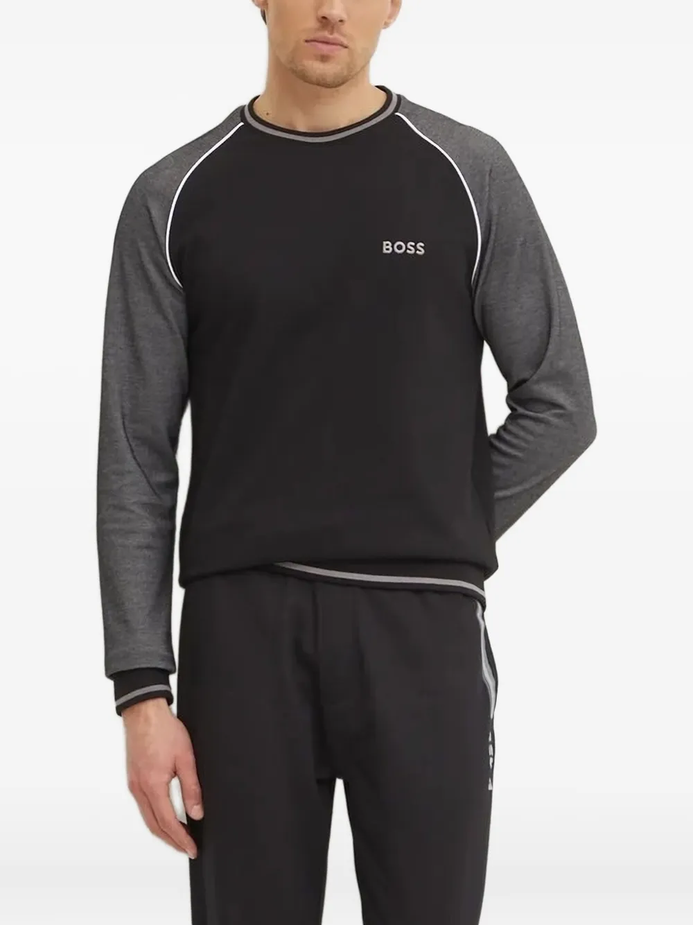 Толстовка с контрастными вставками Boss, черный
Толстовка с контрастными вставками Boss, черный
