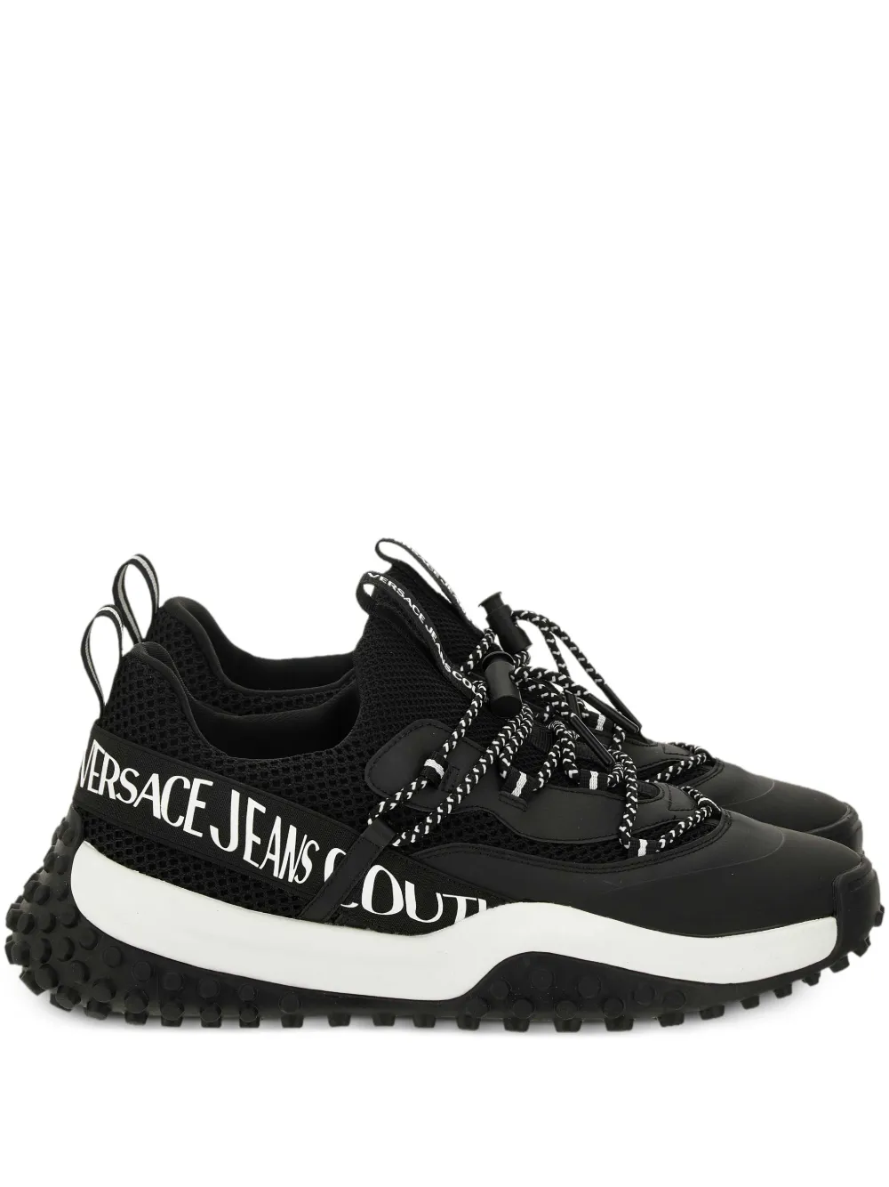 Сетчатые кроссовки с логотипом Versace Jeans Couture, черный
Сетчатые кроссовки с логотипом Versace Jeans Couture, черный