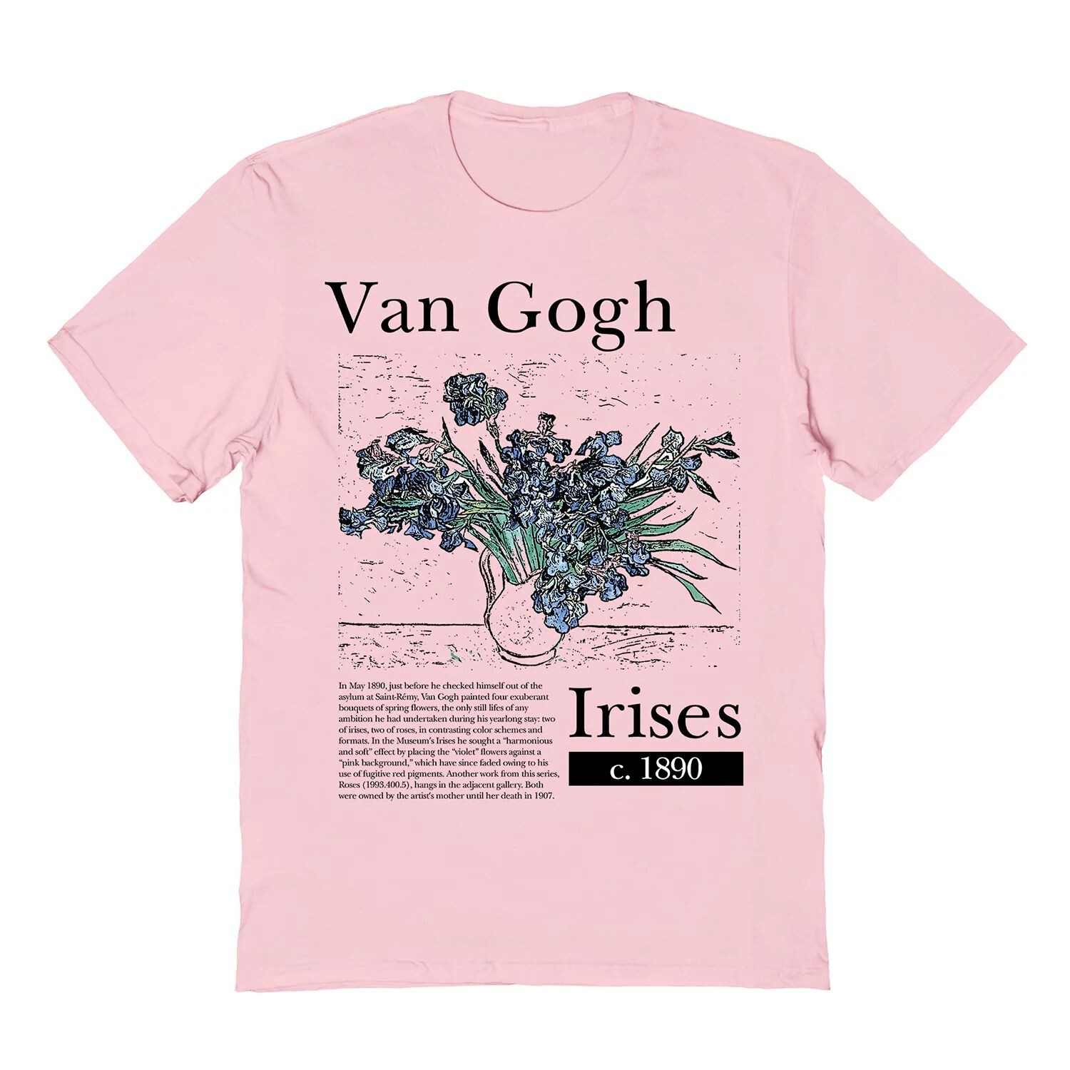 Мужская футболка Van Gogh Van Gogh Irises Licensed Character
Мужская футболка Van Gogh Van Gogh Irises Licensed Character