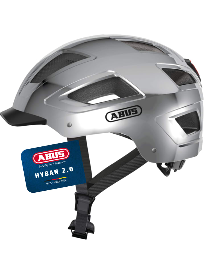 ABUS Велосипедный шлем Hyban 2.0 - хромированный серебристый
ABUS Велосипедный шлем Hyban 2.0 - хромированный серебристый