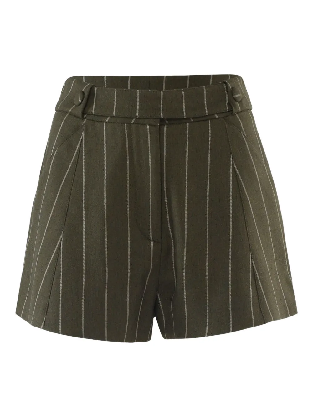 Шорты в тонкую полоску La Semaine, зеленый
Шорты в тонкую полоску La Semaine, зеленый