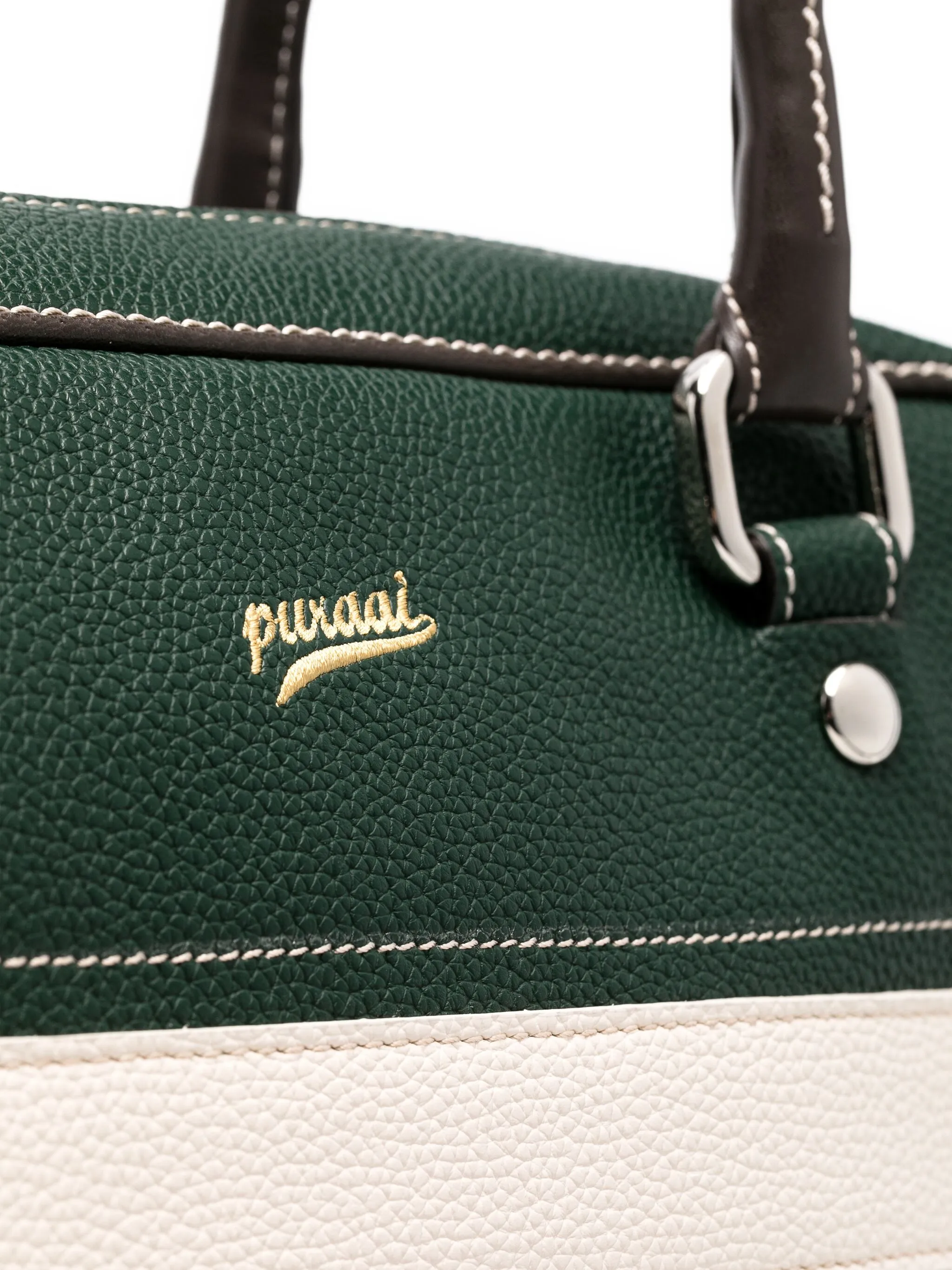 Сумка-тоут 7,03 Icon в полоску Puraai, зеленый
Сумка-тоут 7,03 Icon в полоску Puraai, зеленый