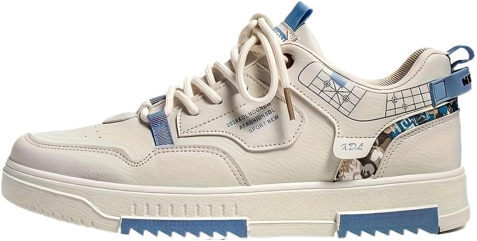 Мужские модные кроссовки с дышащей сеткой, шнуровкой и дизайном в стиле пэчворк - кроссовки для скейтборда с хорошим сцеплением Hhhchpm, Apricot
Мужские модные кроссовки с дышащей сеткой, шнуровкой и дизайном в стиле пэчворк - кроссовки для скейтборда с хорошим сцеплением Hhhchpm, Apricot