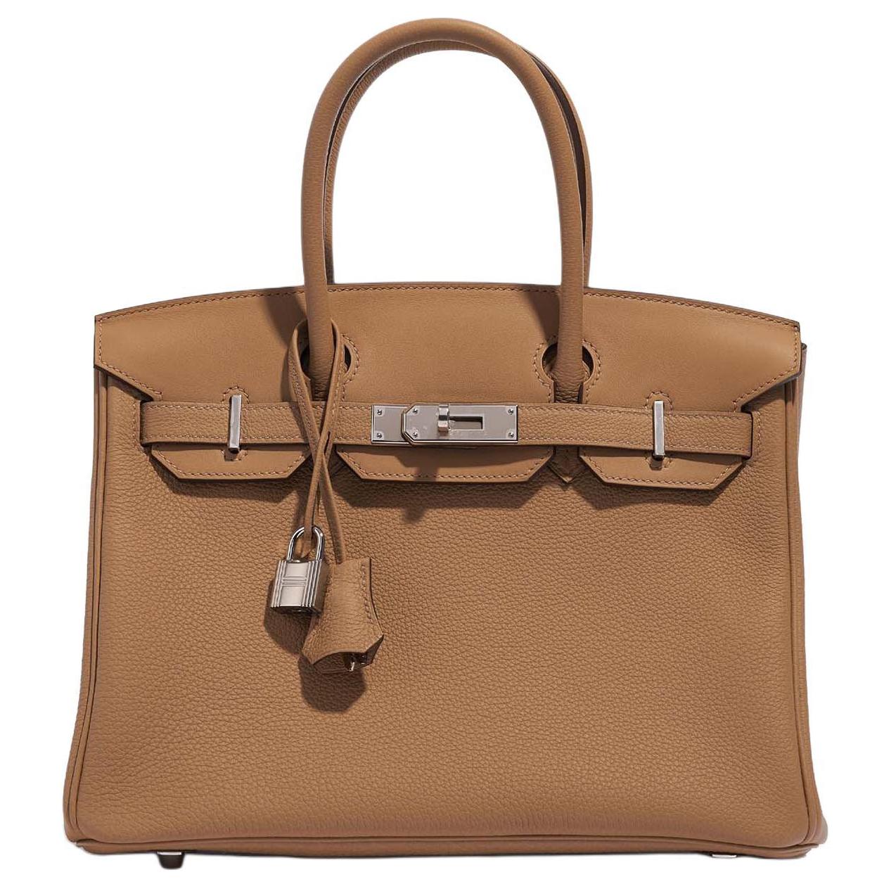 HERMES Сумка Birkin Togo Calfskin с элементами из Canvas и Swift Leather, шоппер, унисекс коричневый
HERMES Сумка Birkin Togo Calfskin с элементами из Canvas и Swift Leather, шоппер, унисекс коричневый