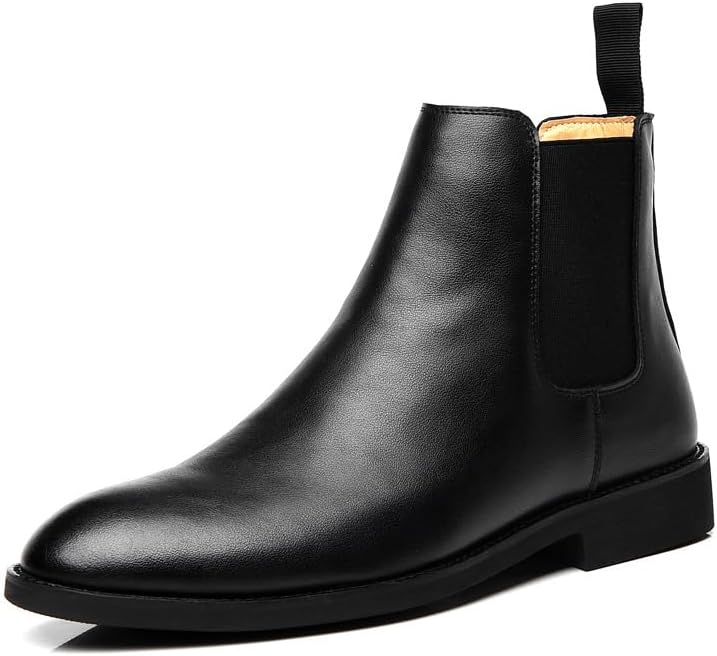 Мужские ботинки челси без шнурков, с острым носком, на низком каблуке, из замши, повседневные, классические, рабочие, с нескользящей подошвой Generic, черный
Мужские ботинки челси без шнурков, с острым носком, на низком каблуке, из замши, повседневные, классические, рабочие, с нескользящей подошвой Generic, черный