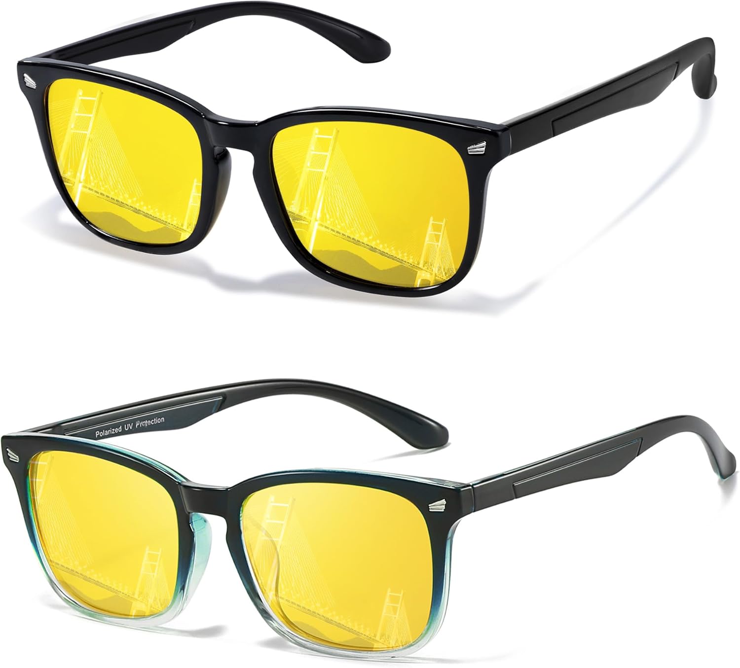 Очки ночного видения Chicid для вождения, женские, поляризованные, с антибликовыми желтыми линзами и защитой от УФ-излучения UV400, D05 (2pc) Black Frame/Yellow Lens+gradient Blue Frame/Yellow Lens
Очки ночного видения Chicid для вождения, женские, поляризованные, с антибликовыми желтыми линзами и защитой от УФ-излучения UV400, D05 (2pc) Black Frame/Yellow Lens+gradient Blue Frame/Yellow Lens