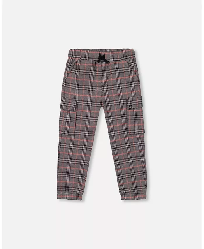 Брюки-карго в клетку для мальчиков, серые с чёрным - детский Deux par Deux, черный
Брюки-карго в клетку для мальчиков, серые с чёрным - детский Deux par Deux, черный