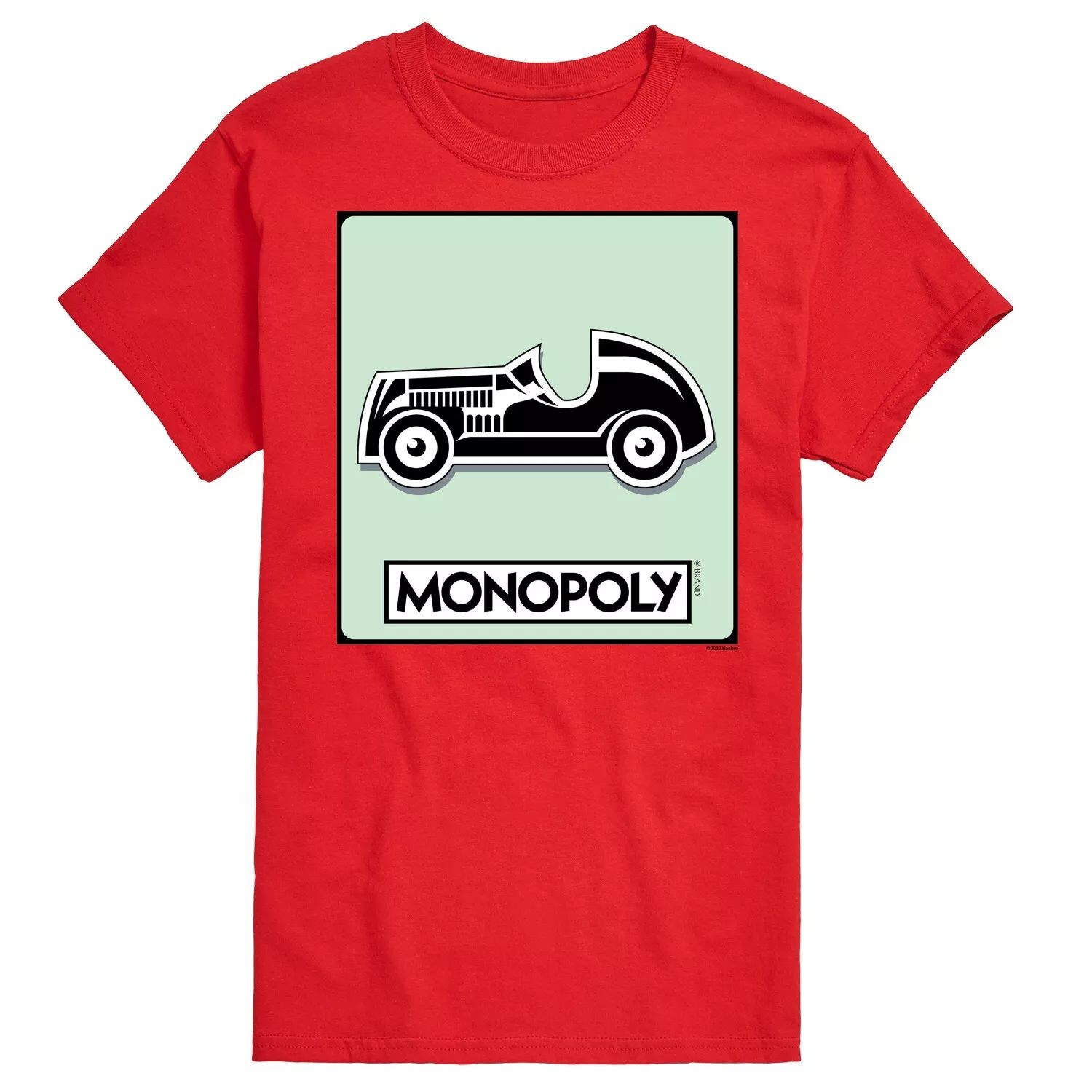 Футболка с жетоном игры Big & Tall Monopoly Car Game Licensed Character, красный
Футболка с жетоном игры Big & Tall Monopoly Car Game Licensed Character, красный