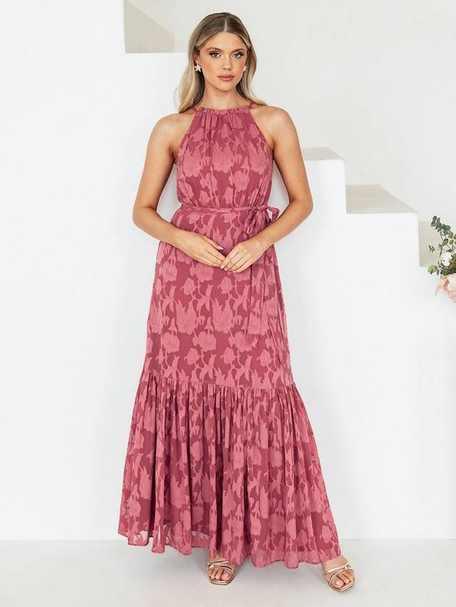 Макси-платье с высоким воротником и поясом-лентой Anaya With Love, Garnet Rose
Макси-платье с высоким воротником и поясом-лентой Anaya With Love, Garnet Rose