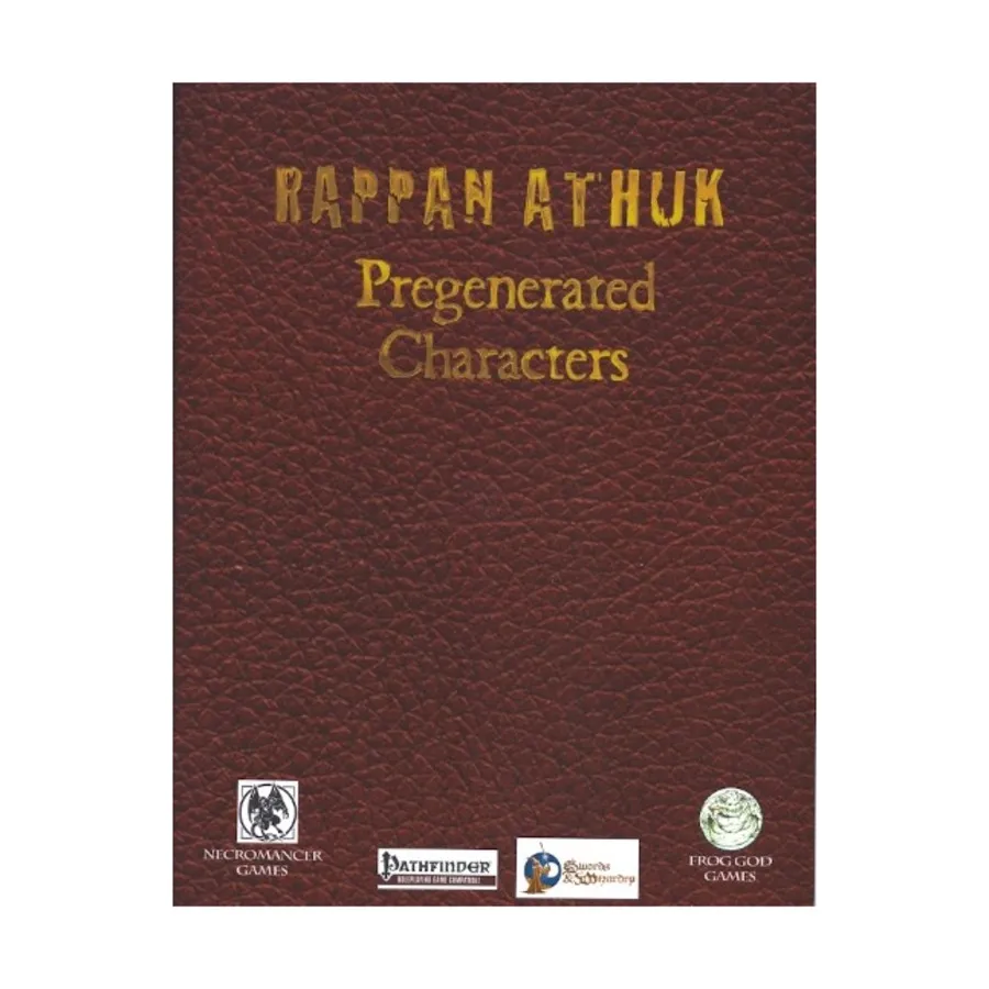 Pregenerated Characters (w/PDF), Rappan Athuk (Unisystem), мягкая обложка
Pregenerated Characters (w/PDF), Rappan Athuk (Unisystem), мягкая обложка