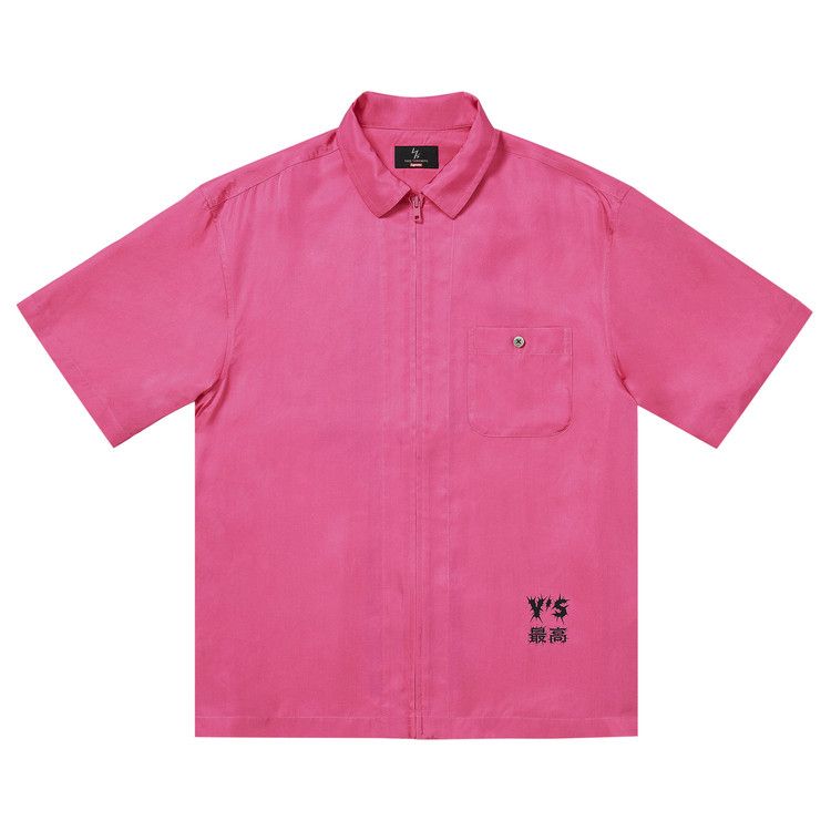 Рубашка Supreme x Y’s Silk Zip Up Short-Sleeve Shirt, Pink
Рубашка Supreme x Y’s Silk Zip Up Short-Sleeve Shirt, Pink