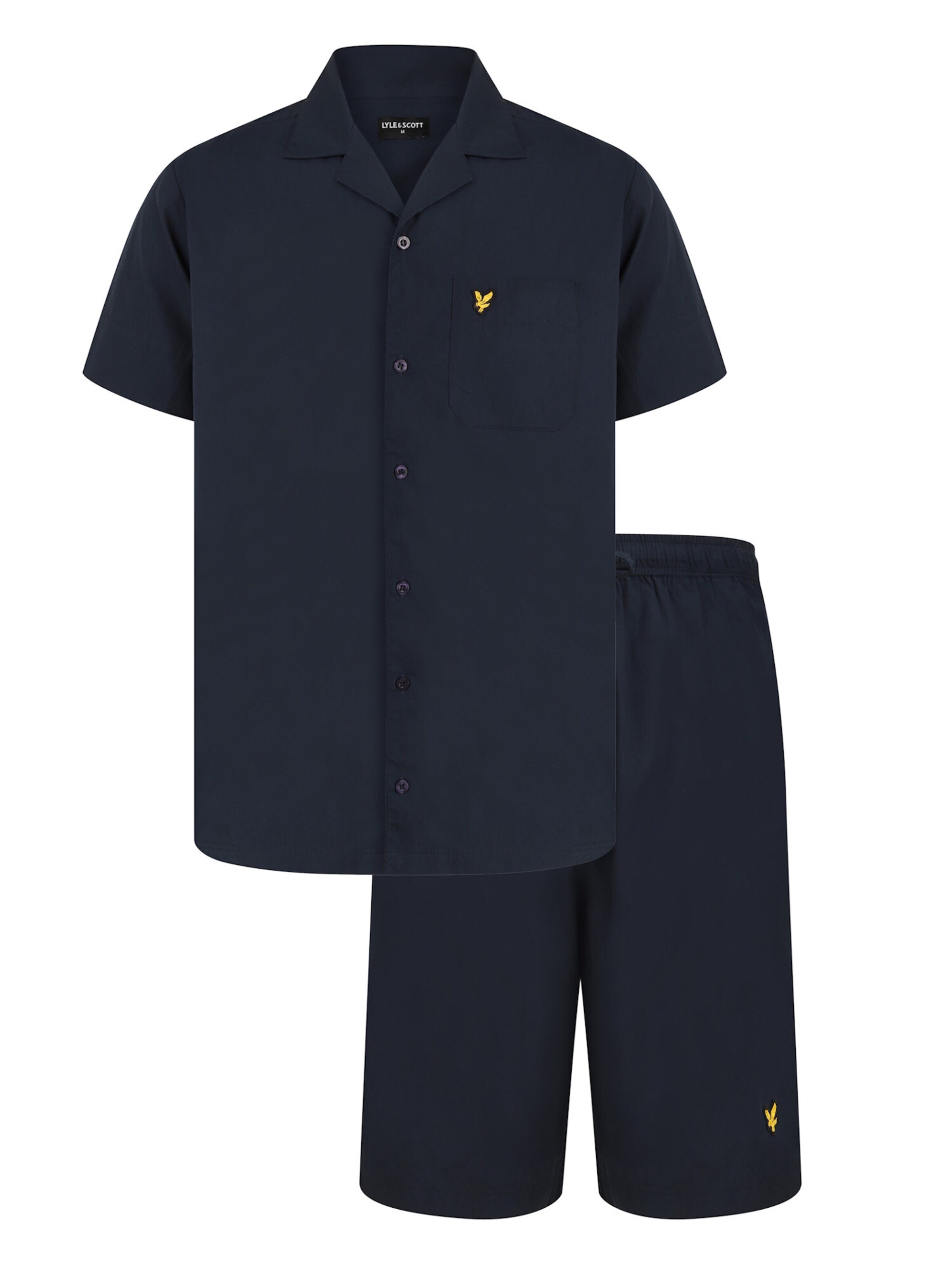 Lyle & Scott Пижама короткая 'Riley' в темно-синем цвете
Lyle & Scott Пижама короткая 'Riley' в темно-синем цвете